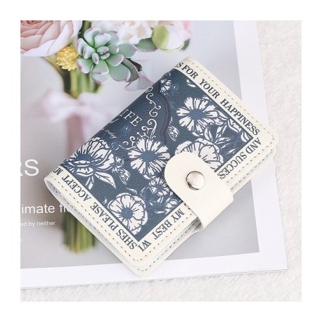Szín: Daisy - Több kártyahely Hitelbank IC/ID kártya birtokos jelvény Üzleti buszkártya tárolótok Olajfestmény