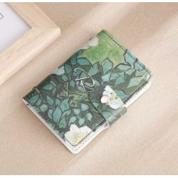 Szín: fehér rózsa - Több kártyahely Hitelbank IC/ID kártya birtokos jelvény Üzleti buszkártya tárolótok Olajfestmény