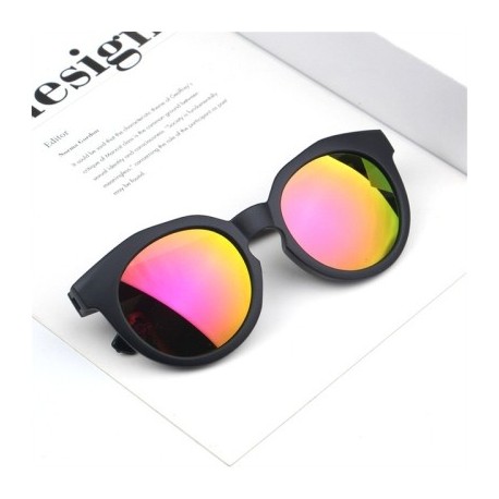 Lencsék színe: fekete lila vörös - 2023-as új gyerekek kerek napszemüvegek Lovely Baby Grils Fiú szemüvegek Divat