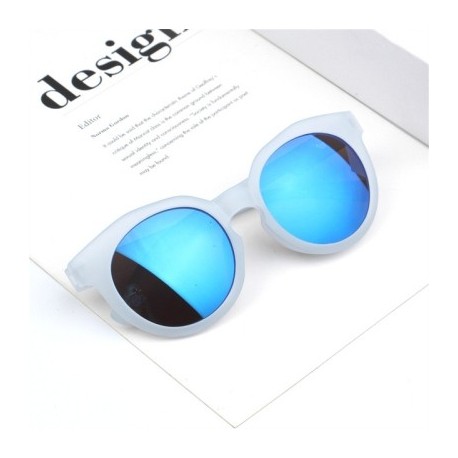 Lencsék színe: kék - 2023-as új gyerekek kerek napszemüvegek Lovely Baby Grils Fiú szemüvegek Divat Gyermek