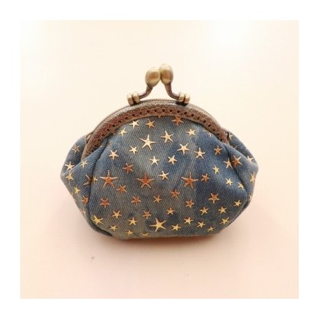 Szín: kék - Divatos vintage női pénztárcák Elegáns női kuplung Hasp kis pénztárca Hordozható érme pénztárca Lány