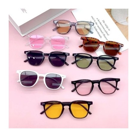 Lencsék színe: fekete-zöld - Szögletes napszemüvegek Gyermek lányok fiúk napszemüvegek divatos lányok baba divat