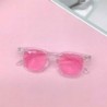 Lencsék színe: átlátszó-rózsaszín - Szögletes napszemüvegek Gyermek lányok fiúk napszemüvegek divatos lányok baba