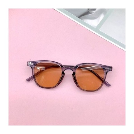 Lencsék színe: átlátszó-tea - Szögletes napszemüvegek Gyermek lányok fiúk napszemüvegek divatos lányok baba divat