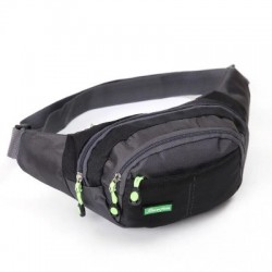 Fekete szín - Deréktáska Nylon Vízálló deréktáska Női Férfi Övtáska Futó Jogging Fanny Pack Sport Runner Crossbody