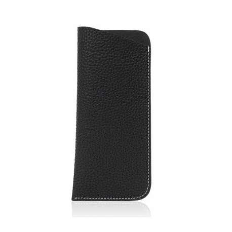 Fekete szín - Puha bőr szemüvegek védőtáska védő napszemüveg borító tok doboz olvasó szemüveg tasak női férfi