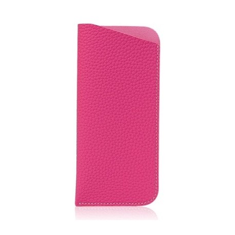 Szín: Rózsa vörös - Puha bőr szemüvegek védőtáska védő napszemüveg borító tok doboz olvasó szemüveg tasak női