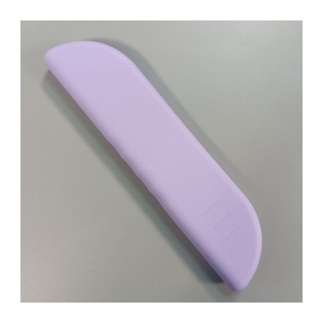 Szín: lila - Utazási szilikon kozmetikai arckefék táskatartók női hordozható puha sminkecsettartó tároló rendszerező