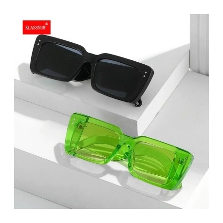 Lencsék színe: rózsaszín-fehér - Női Szögletes Napszemüveg Klasszikus Széles Lábak Árnyékoló 2023 Vintage Férfi