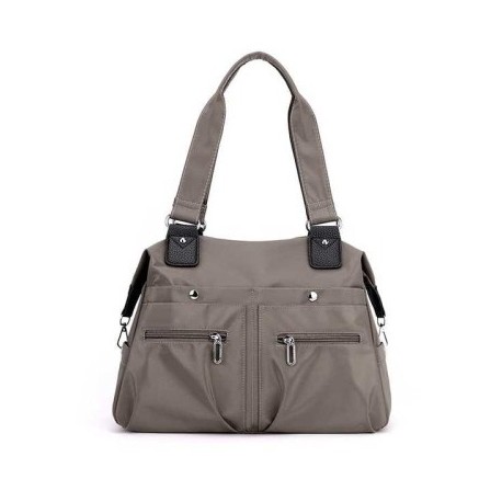 Szín: Barna - Női táska Hordozható összecsukható kézitáska Válltáskák Nylon vízálló vásárló nagy kapacitású