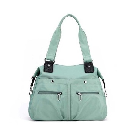 Szín: világos zöld - Női táska Hordozható összecsukható kézitáska Válltáskák Nylon vízálló vásárló nagy