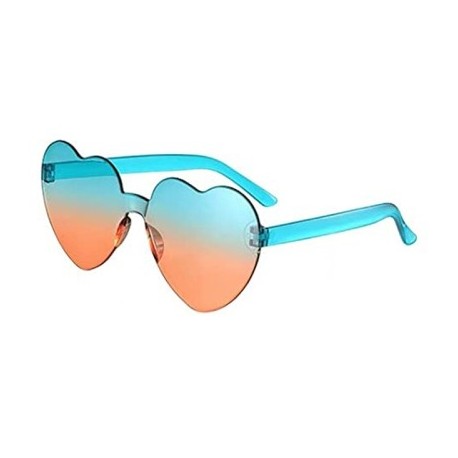 Lencsék színe: tó kék piros - Színátmenetes, szív alakú napszemüvegek női márkatervezők, utazások, vezetés,