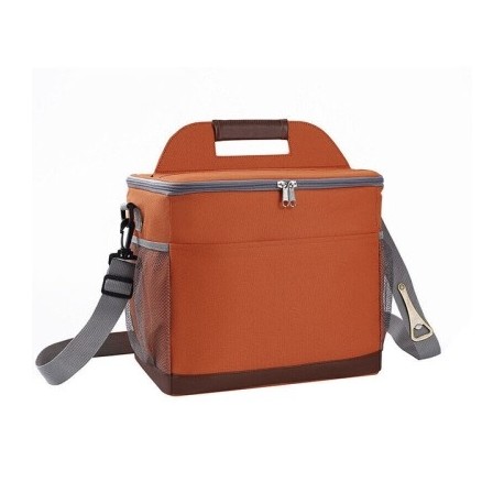Szín: narancs-L - Nagy kapacitású szigetelt hűtő pikniktáskák kültéri kempingezés ebéd akadály tárolási kosár