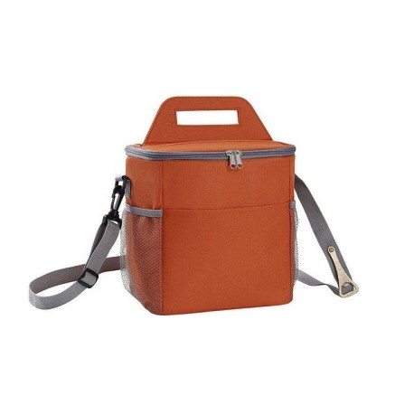 Szín: narancs-S - Nagy kapacitású szigetelt hűtő pikniktáskák kültéri kempingezés ebéd akadály tárolási kosár