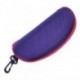 Szín: lila - KLASSNUM hordozható EVA szemüveg tok karabiner kampóval színes napszemüveg kemény tok cipzáras szemüveg