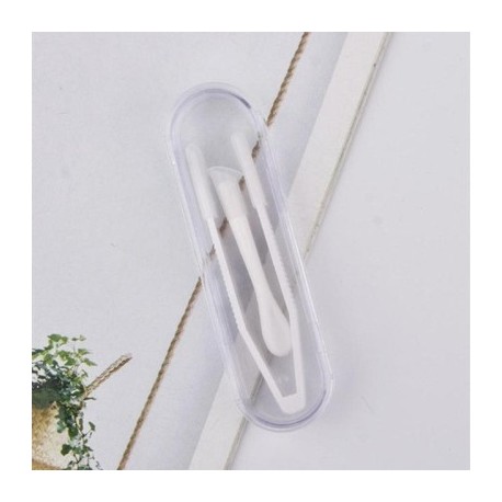 Fehér szín - 1 készlet Többszínű kontaktlencsék Csipesz szívórúd speciális bilincsekhez Szerszám Kontaktlencse