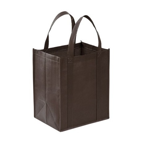 Szín: kávé - Női Összehajtható bevásárlótáska Újrafelhasználható Eco nagy unisex szövet nem szőtt válltáskák