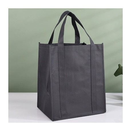 Szín: Szürke - Női összehajtható bevásárlótáska, újrafelhasználható Eco nagy, unisex szövet nem szőtt