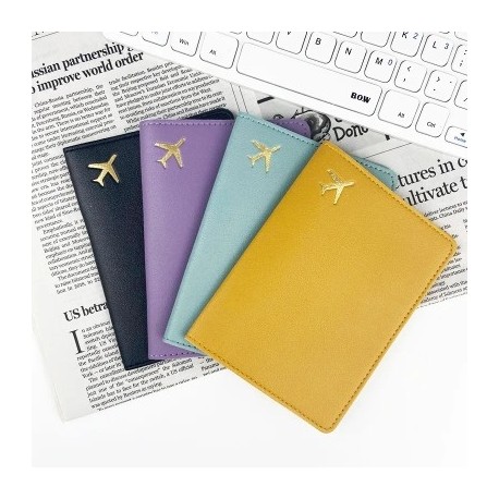 Piros szín - Prémium bőr vastagságú útlevéltartó borítók tok hordozható utazási vízálló személyi igazolvány