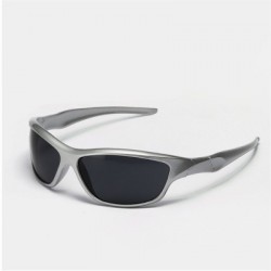 Lencsék színe: A-Matte Silver - Divat Ezüst Y2K Sport napszemüvegek Női Férfi Punk Street Goggle Napszemüvegek Férfi