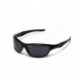 Lencsék színe: B-Bright Black - Divat Ezüst Y2K Sport napszemüvegek Női Férfi Punk Street Goggle Napszemüvegek Férfi