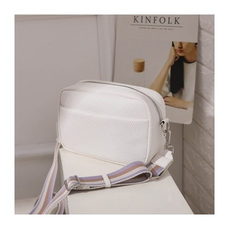 Szín: A-fehér - Vintage válltáskák nőknek Luxus Designer kézitáska Pu bőr pénztárcák Messenger táska táskák