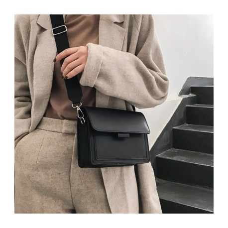 Szín: B-fekete - Vintage válltáskák nőknek Luxus Designer kézitáska Pu bőr pénztárcák Messenger táska táskák