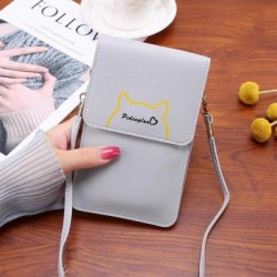 Szín: Szürke - Új Női Pu Bőr Kézitáskák Divat Női Nagy kapacitású Crossbody táskák Kis válltáskák Női