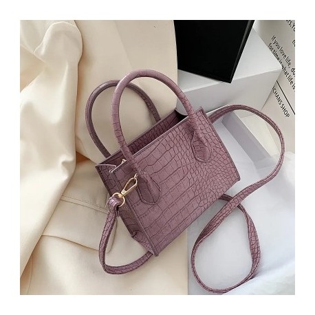 Szín: fehér 1 - Női krokodilmintás bőr kereszttestű válltáskák Női trendi kézitáskák telefon pénztárca Utazás