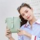 Szín: zöld - Mini Messenger táskák nőknek Luxus, kiváló minőségű női vödörtáska PU bőr kereszttestű válltáska