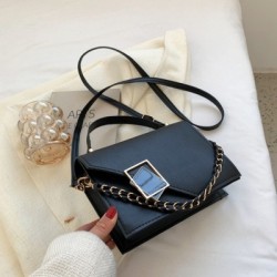 Szín: fekete-null - Női kézitáska Luxus Designer Retro hónaljból válltáska Lánc Messenger Flap Lány Divat Crossbody