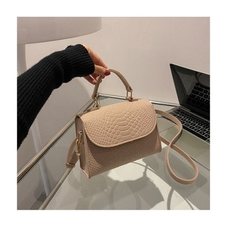 Szín: Khaki - Rózsaszín filc táskák Női koreai divat Női Crossbody válltáska Trend Retro Designer Luxus Kézitáska