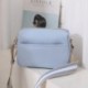Szín: kék 20x8x15cm - Női táskák Divatos Crossbody válltáskák Luxus Designer Kézitáska PU Négyzetes Messenger