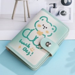 Szín: AA - 26 Slots Kártyatartó Névjegykártya Fényképkártya Tartó Kawaii hitel bankkártya tok Hordozható Cash Kuplung