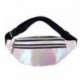 Szín: Színes-22x7x12cm - Új Holografikus Fanny Pack Hologram Deréktáska Lézeres PU Beach Travel Banán Cipzáras