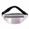 Szín: rózsaszín-22x7x12cm - Új Holografikus Fanny Pack Hologram Deréktáska Lézeres PU Beach Travel Banán Cipzáras