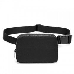 Fekete szín - Új Crossbody Fanny Pack deréktáska Vízálló mobiltelefon melltartó táska Utazási kültéri sport Férfi