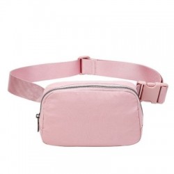 Szín: rózsaszín - Új Crossbody Fanny Pack deréktáska Vízálló mobiltelefon melltartó táska Utazási kültéri sport