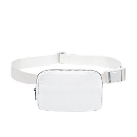 Fehér szín - Új Crossbody Fanny Pack deréktáska Vízálló mobiltelefon melltartó táska Utazási szabadtéri sport Férfi