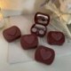 Szín: khaki - 3D Love kontaktlencse tokok Lovely Travel Kit Pocket Mini kontaktlencse tok Travel Eyes tartóhoz Szemápoló