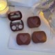Piros szín - 3D Love kontaktlencse tokok Lovely Travel Kit Pocket Mini kontaktlencse tok Travel Eyes tartóhoz Szemápoló