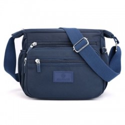 Szín: kék - Női Crossbody válltáskák Nagy kapacitású, vízálló nylon szövet iskolai hordtáska Messenger Cross Body