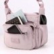 Szín: Rózsa vörös - Női Crossbody válltáskák Nagy kapacitású vízálló nejlon szövet iskolai hordtáska Messenger
