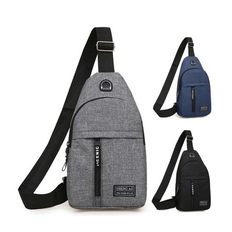 Szín: kék - Új, többfunkciós férfi Crossbody táska vízálló válltáska Utazási Túrázás Kemping Sling Bag Pack