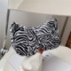 Szín: zebra nyomat - Női válltáska divatos állatmintás nyomattáska alkalmi nylon pillangós leopárd zebra tehénmintás