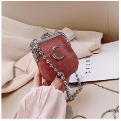 Szín: C - Divatlánc Y2k Cool Girls Crossbody válltáska Luxus Designer Mini Coin Key Tároló Kézitáskák Női Kis Kuplung