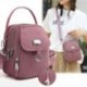 Fekete szín - Női mobiltelefon Crossbody táska divatos válltáska mobiltelefon tok fejhallgató csatlakozóval Lady 3