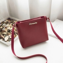 Piros szín - 2023 New Trend Női Táska Divat Kis válltáska Női Egyszerű Egyszínű Crossbody Bucket Bags Alkalmi