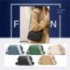 Szín: buborékbőr fekete - Luxus Designer Kézitáskák Márka Női Crossbody válltáska Bőr Vintage széles pántos napi
