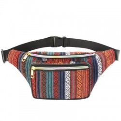 Szín: A - Divat Semleges Sport deréktáska Bohemia Woman Multicolor Messenger Crossbody táska Többfunkciós mellkasi táska